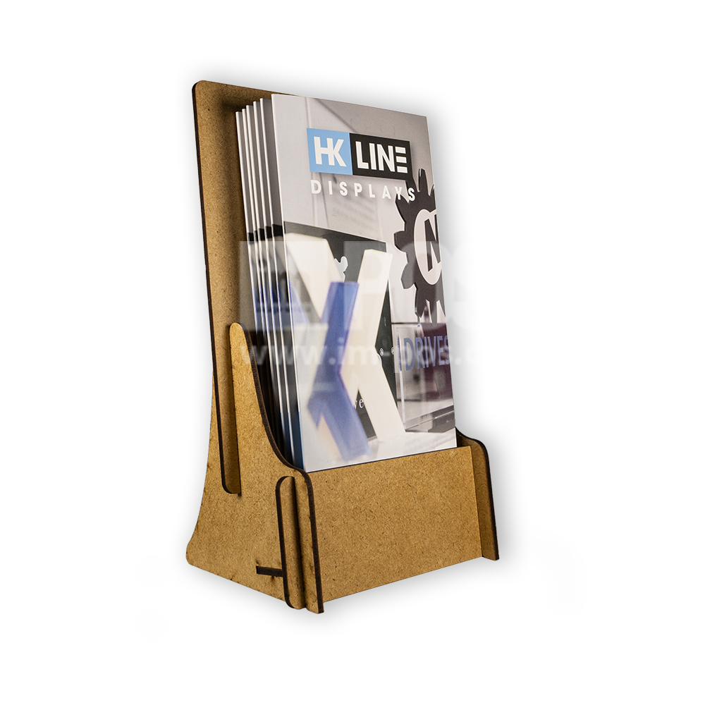 Flyerständer | WOOD | nature | DIN A6 / DIN Lang