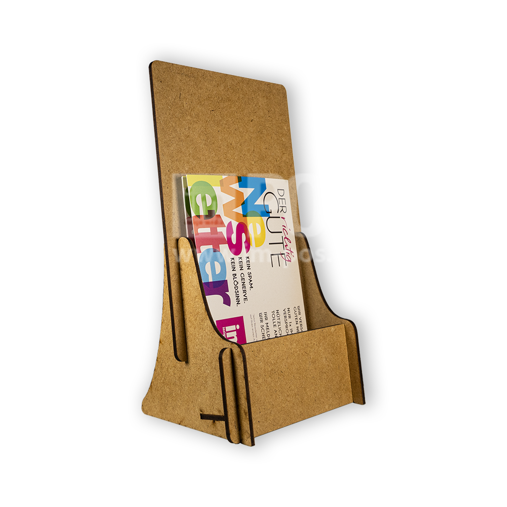 Flyerständer | WOOD | nature | DIN A6 / DIN Lang