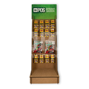 Bodendisplay | WOOD | individuell | Regal & Schlaufenhaken