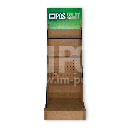 Bodendisplay | WOOD | individuell | Regal & Schlaufenhaken