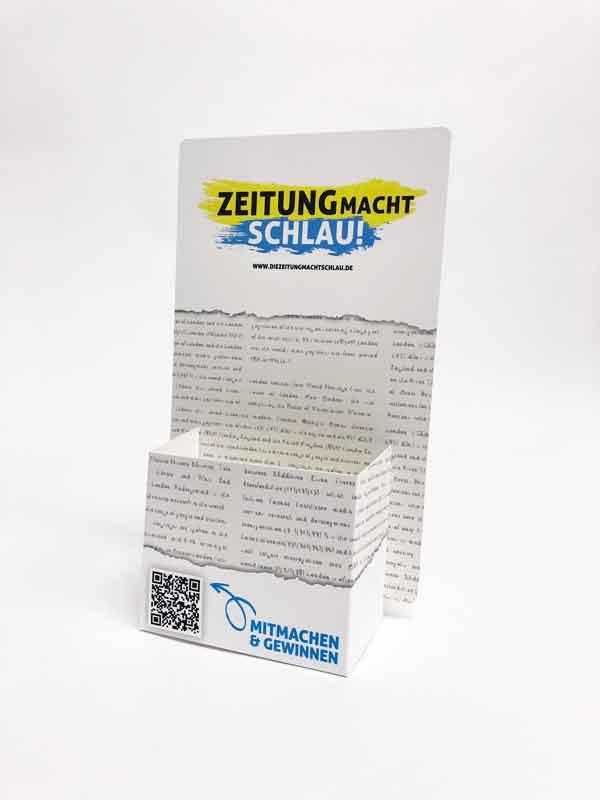 Flyerständer Karton DIN lang