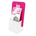 Flyerständer Wellpappe DIN Lang