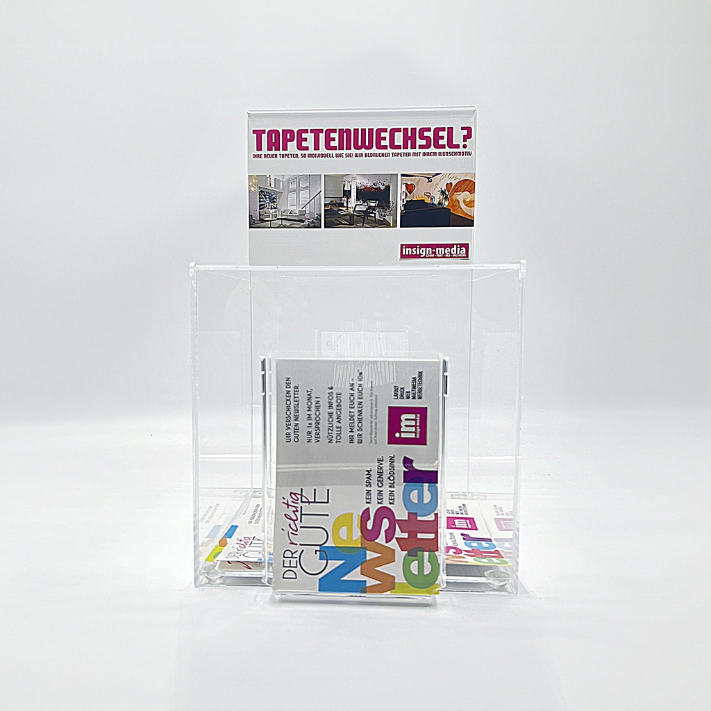 Einwurfbox - Losbox | Acryl transparent