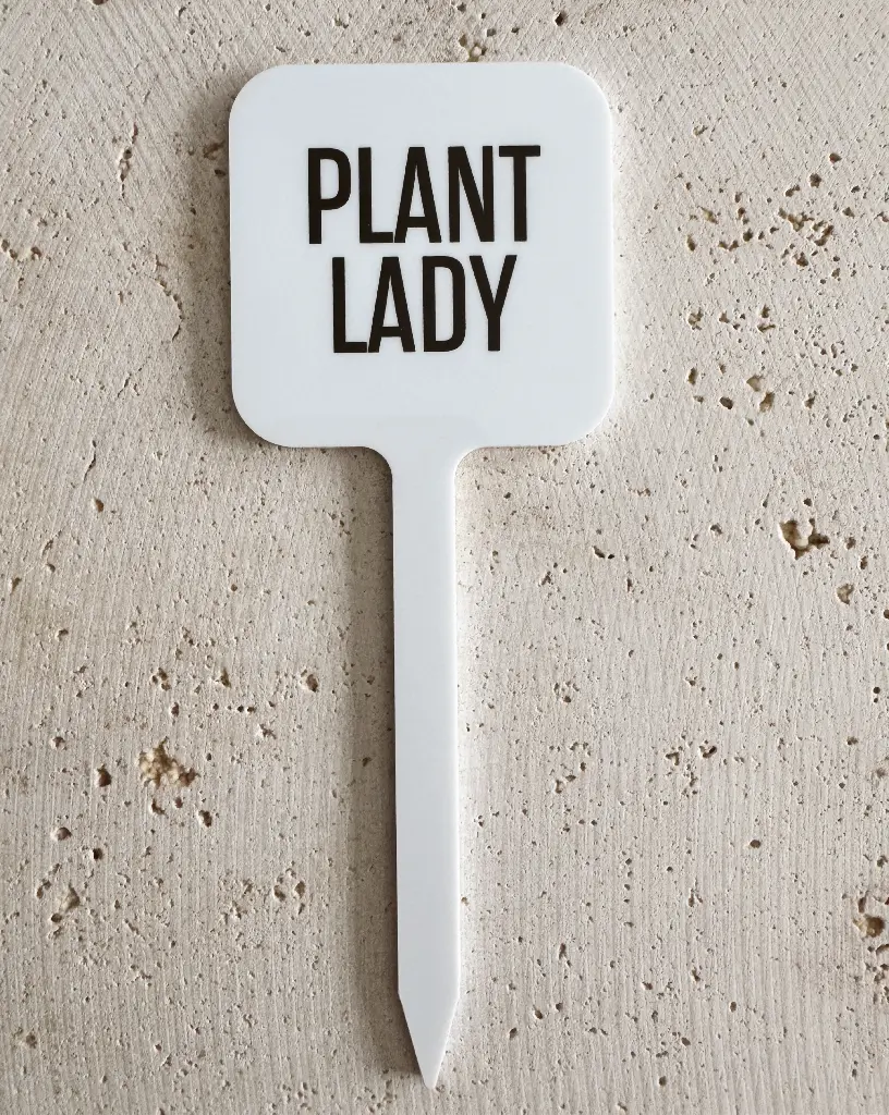 [PPC-01963] Plant Lady Pflanzenstecker aus Acryl
