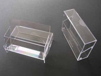 Visitenkartenbox mit Scharnierdeckel