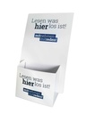 Flyerständer Karton DIN lang