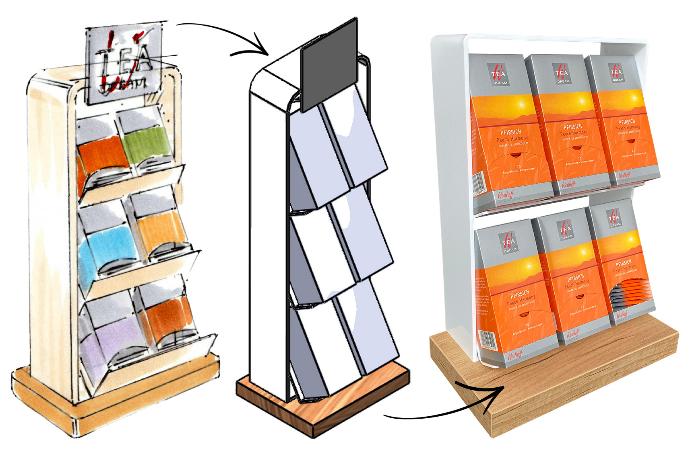 Bodendisplay Bodendisplay 3x